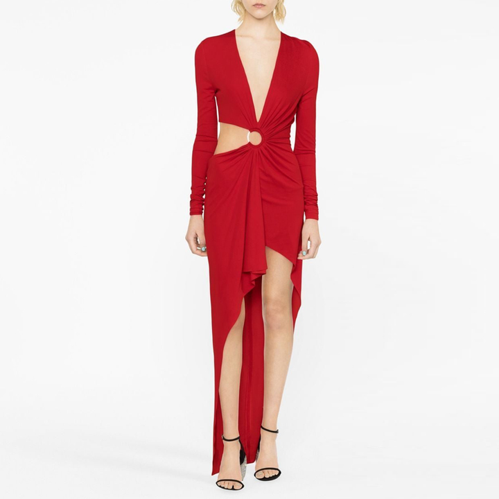 CAIRU Cut Out Evening Dress Gown