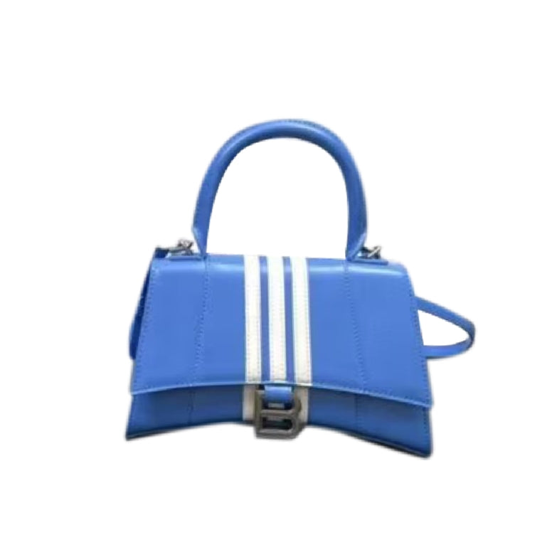 KMIGU Striped Letter B Tote Bag - Large