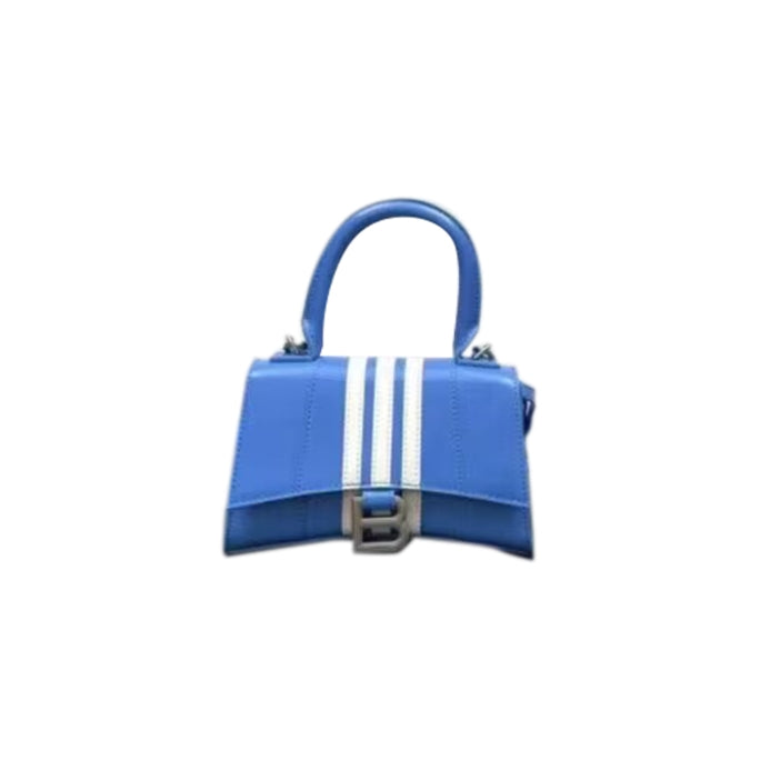 KMIGU Striped Letter B Tote Bag - Small