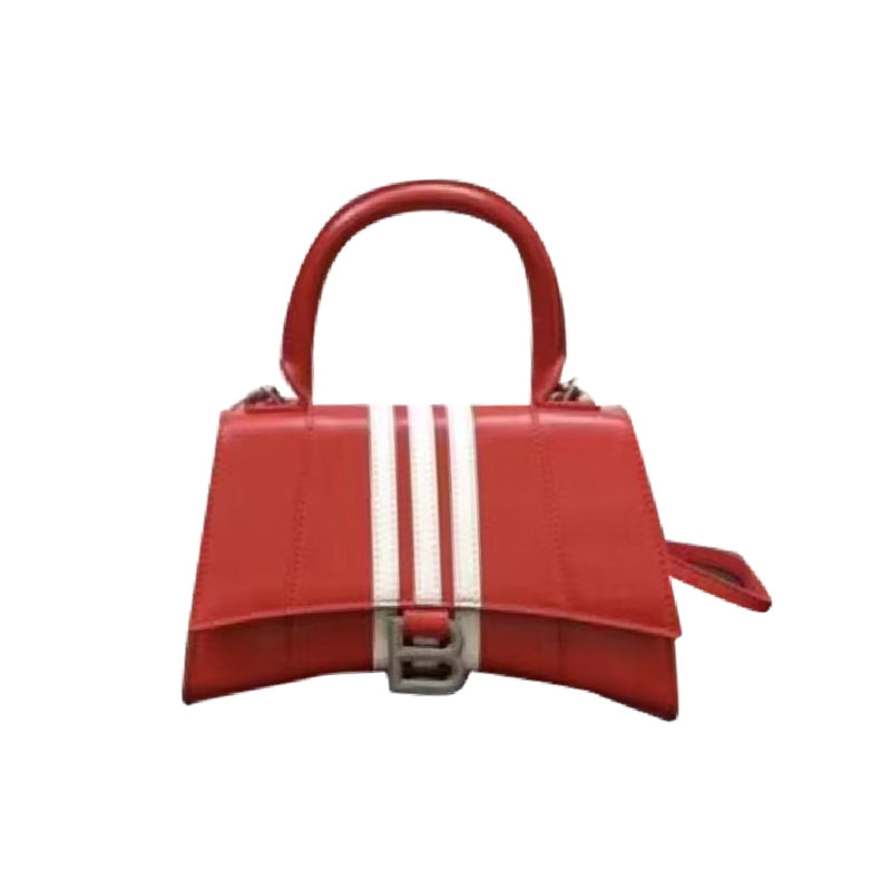 KMIGU Striped Letter B Tote Bag - Large