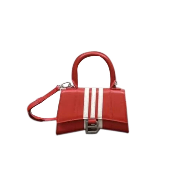 KMIGU Striped Letter B Tote Bag - Small