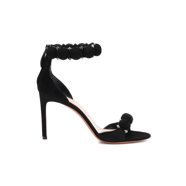 CERUC Button High Heel Sandals