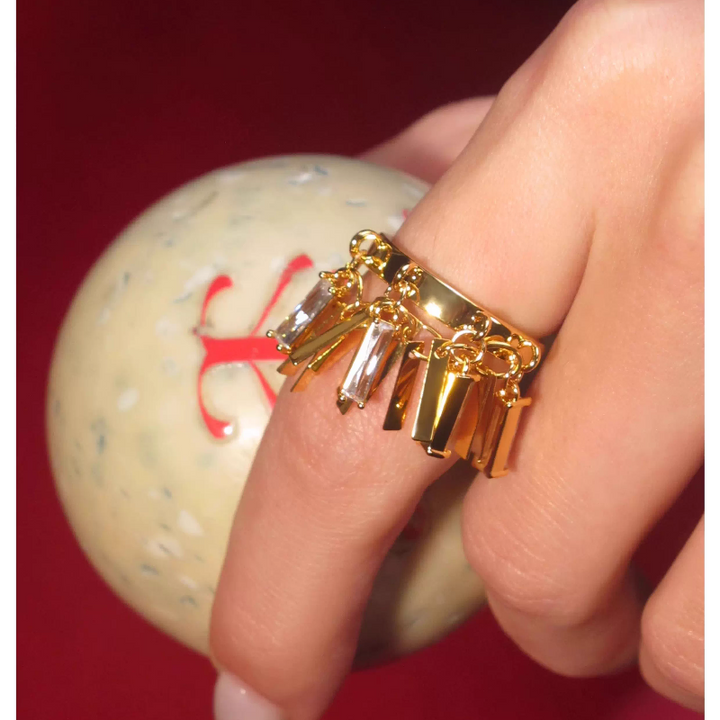 COVRI Fringed Ring