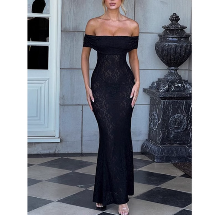 COVTA Off-Shoulder Long Dress