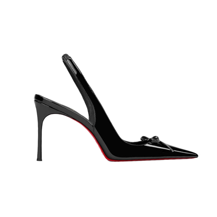 DEMCU Bow Slingback Mid Heel Sandals - 6cm