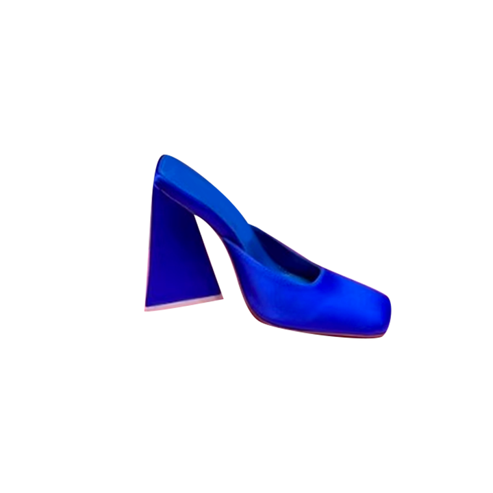 DOFRA Triangle Heel Mules Sandals