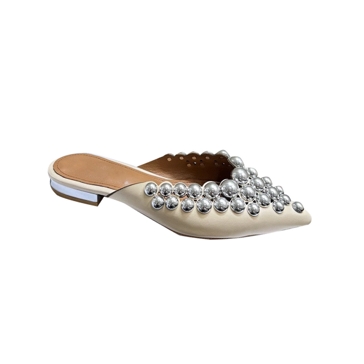 DOHIA Studded Slippers Slides