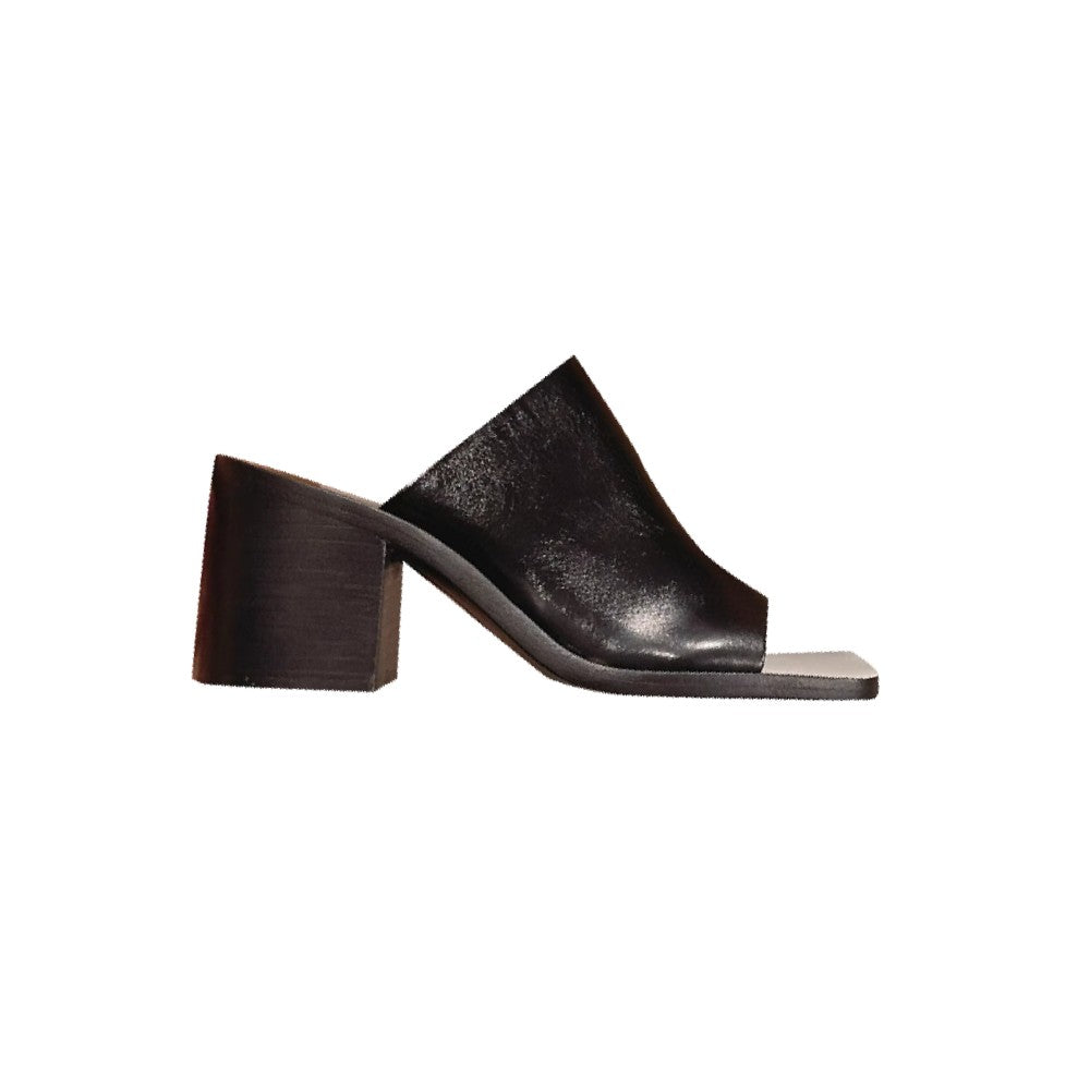 DURIO Leather Mules Sandals