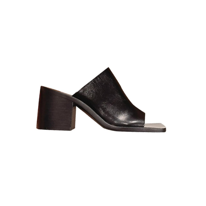 DURIO Leather Mules Sandals