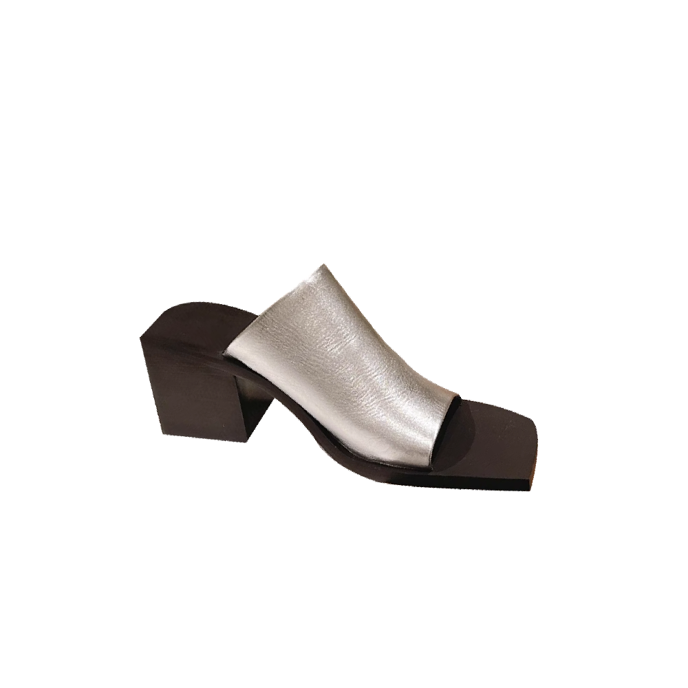 DURIO Leather Mules Sandals