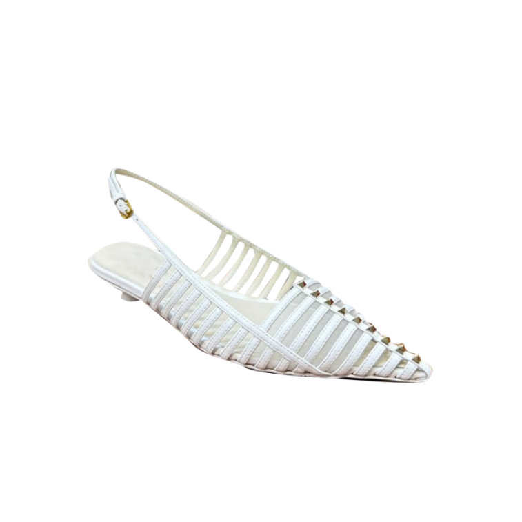 FECUA Studded Strappy Flat Sandals
