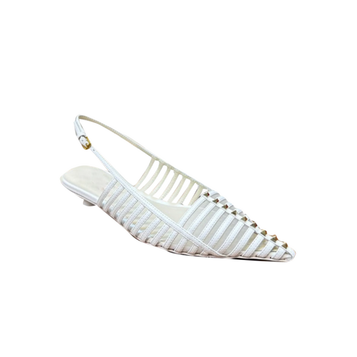 FECUA Studded Strappy Flat Sandals