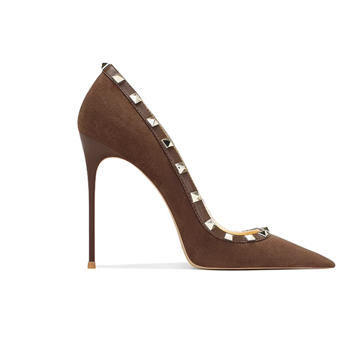 FEICA Studded High Heel Pumps - 10cm