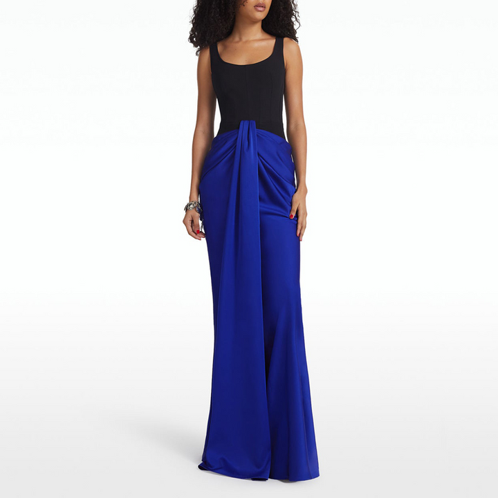 FENVI Bi-Color Evening Dress Gown