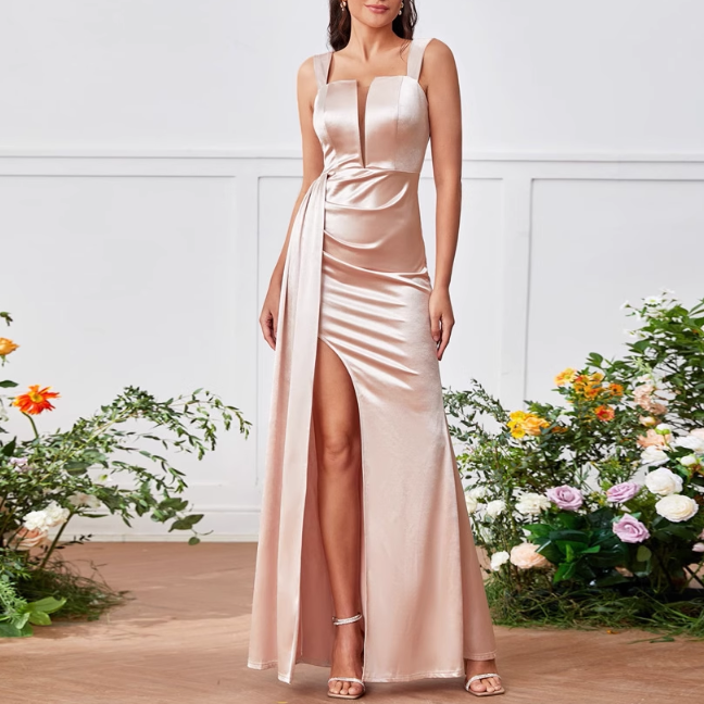 FITEN Slip Evening Dress Gown