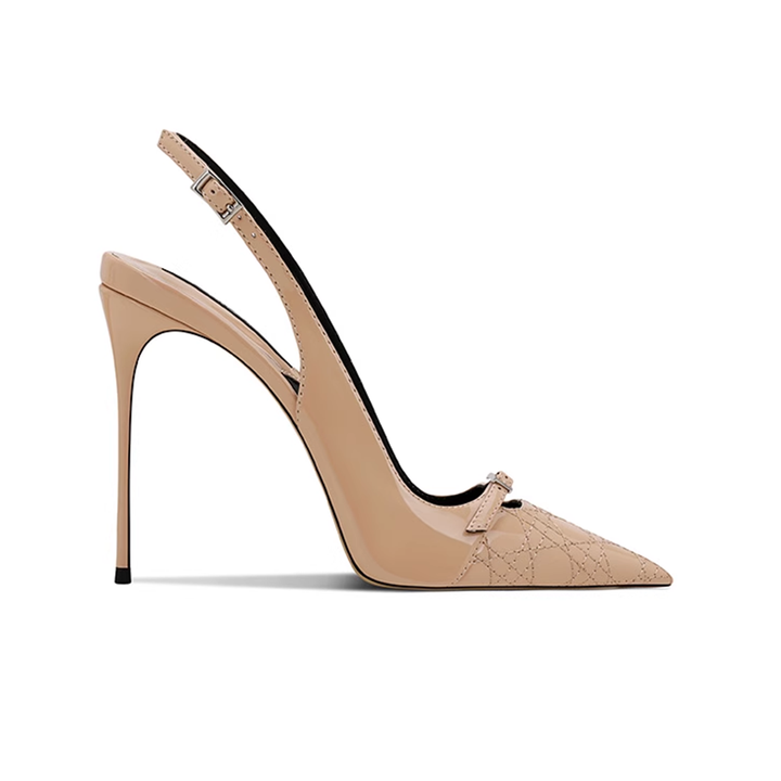 FLOCE Buckled Slingback High Heel Sandals - 10cm