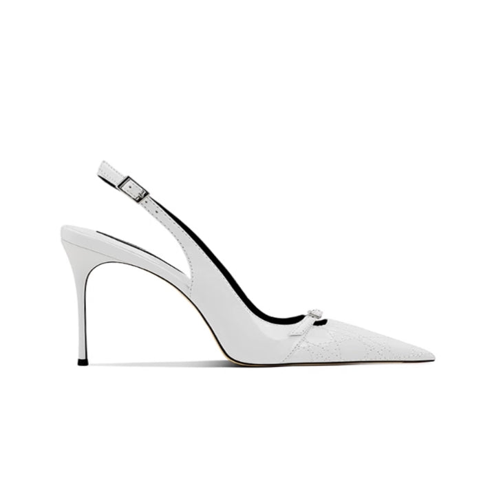 FLOCE Buckled Slingback Mid Heel Sandals - 6cm