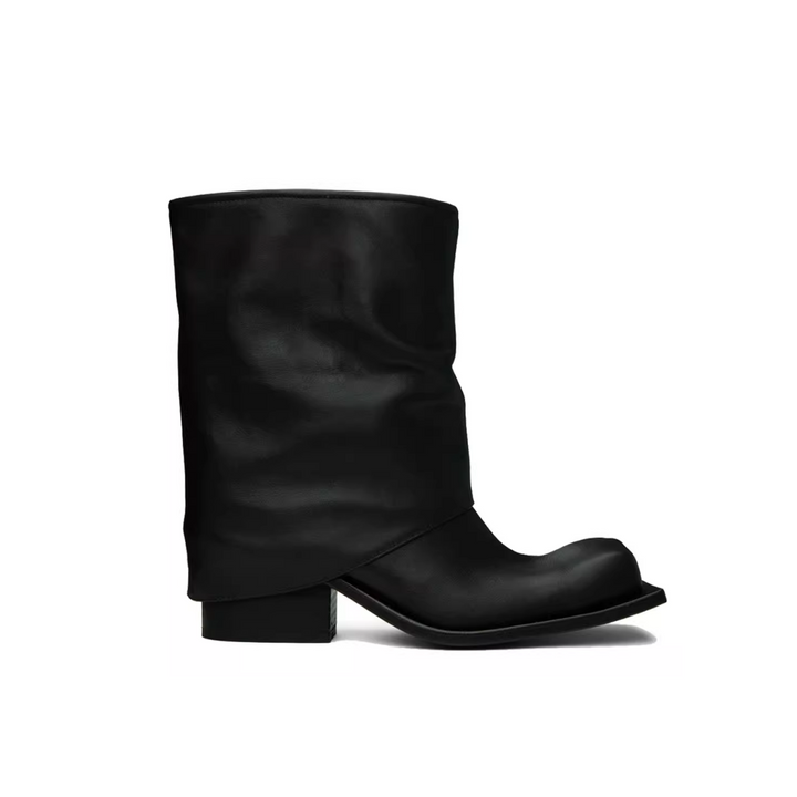 FOSIA Block Heel Ankle Boots