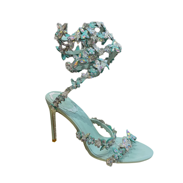 GETAN Diamante Wrap High Heel Sandals