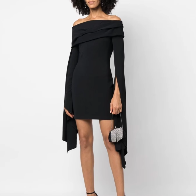 GURIL Off-Shoulder Evening Dress Gown