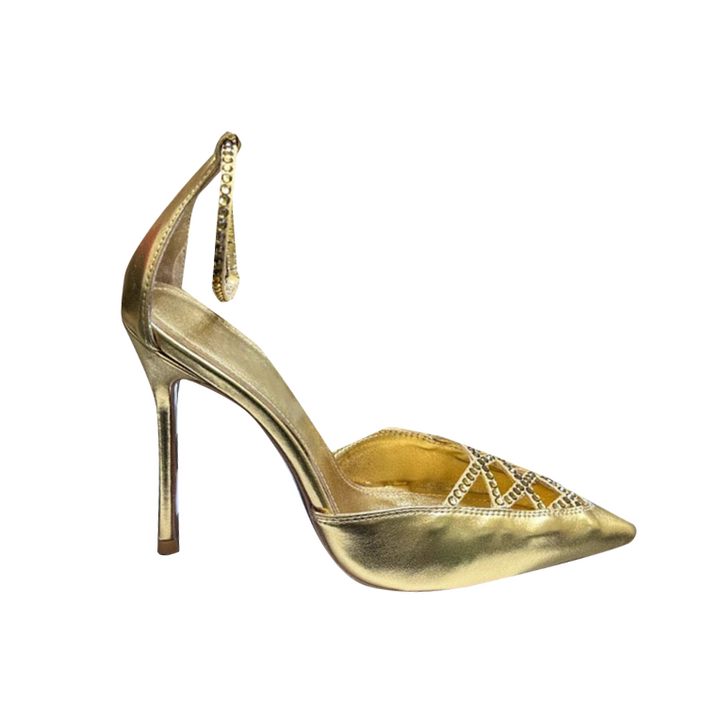 HAJRU Diamante High Heel Sandals