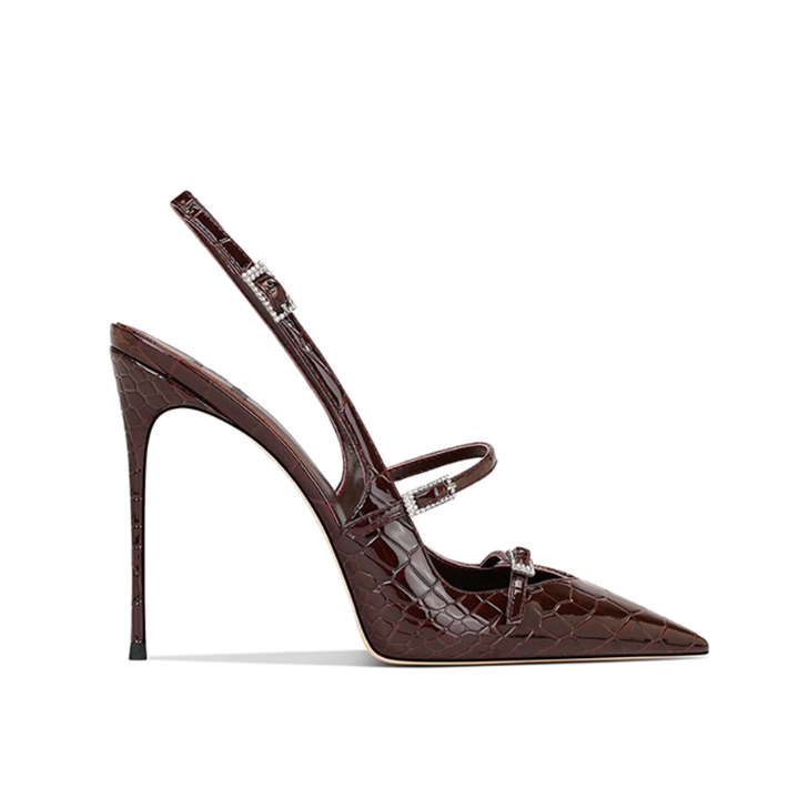 HALVO Buckled High Heel Sandals - 10cm