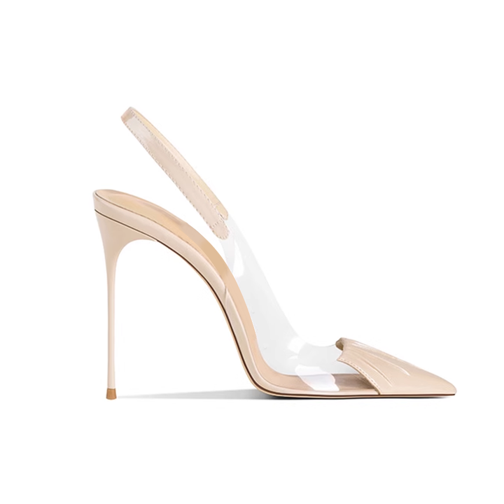 HAZEI PVC High Heel Sandals - 10cm