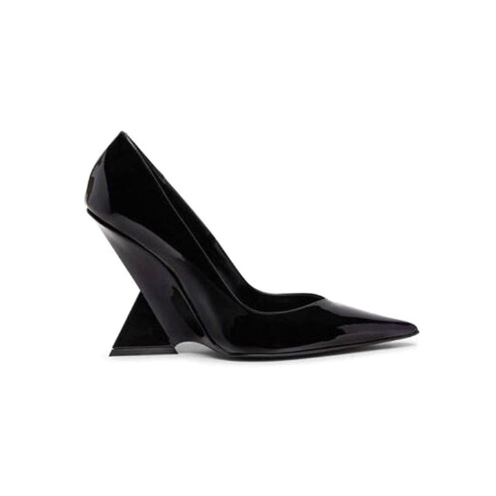 HEBEU Sculptured Heel Pumps