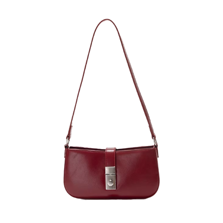HEBEV Metal Lock Cross Body Bag