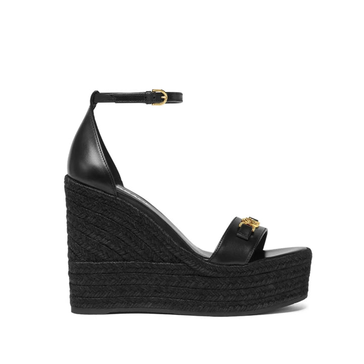 HEDRI Espadrilles Wedged Heel Sandals