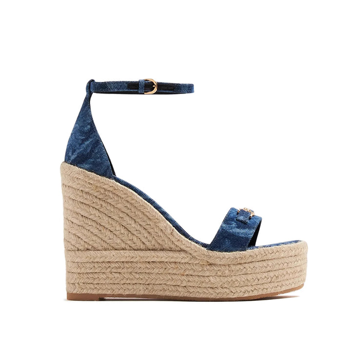 HEDRI Espadrilles Wedged Heel Sandals