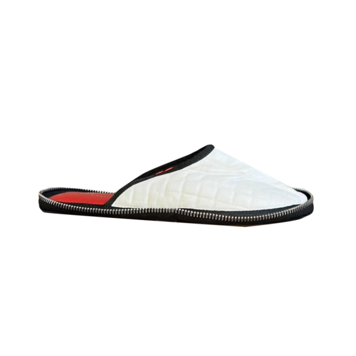 HEIDE Zip Embellished Slippers Slides