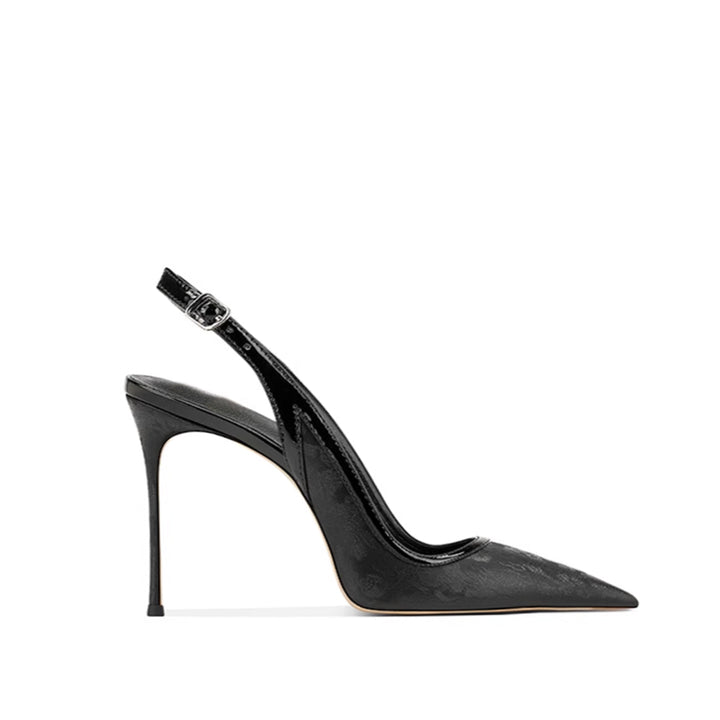 HERVO Slingback Mid Heel Sandals - 6cm