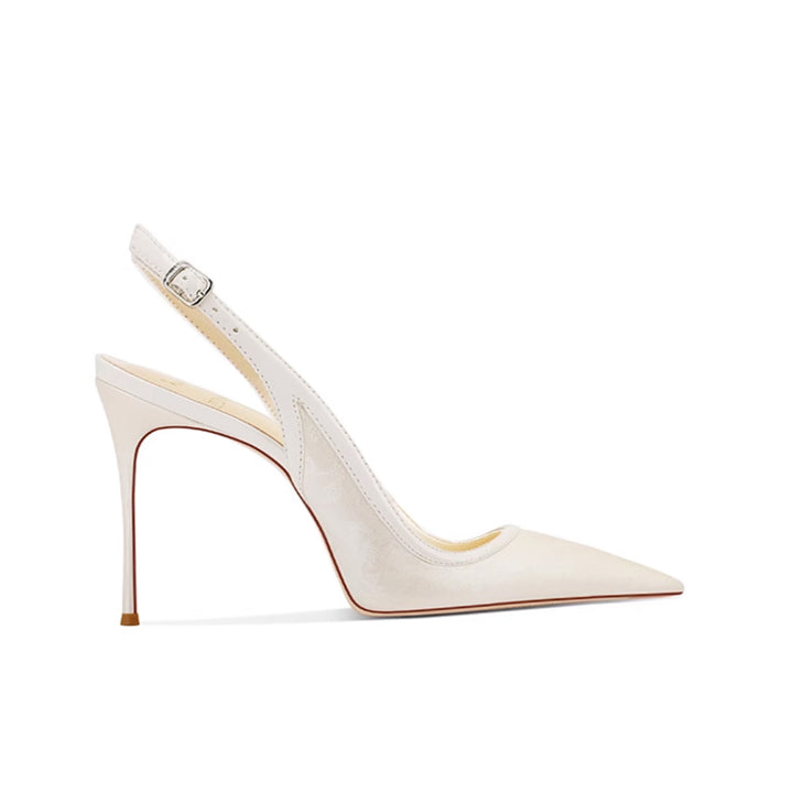 HERVO Slingback Mid Heel Sandals - 6cm