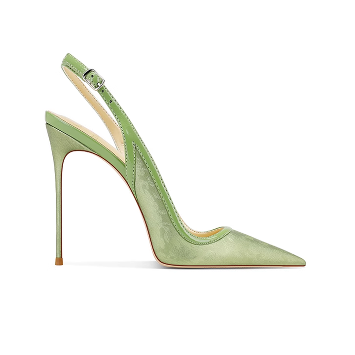 HERVO Slingback High Heel Sandals - 10cm