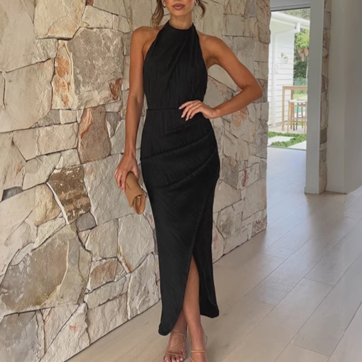 HESAL Slip Evening Dress Gown