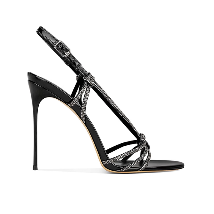 HESRA Diamante High Heel Sandals - 10cm