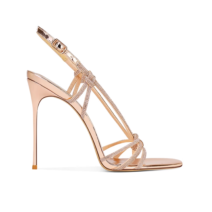 HESRA Diamante High Heel Sandals - 10cm