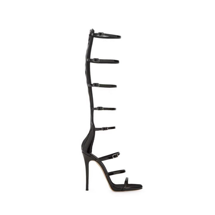 HETIU Buckled High Heel Sandals