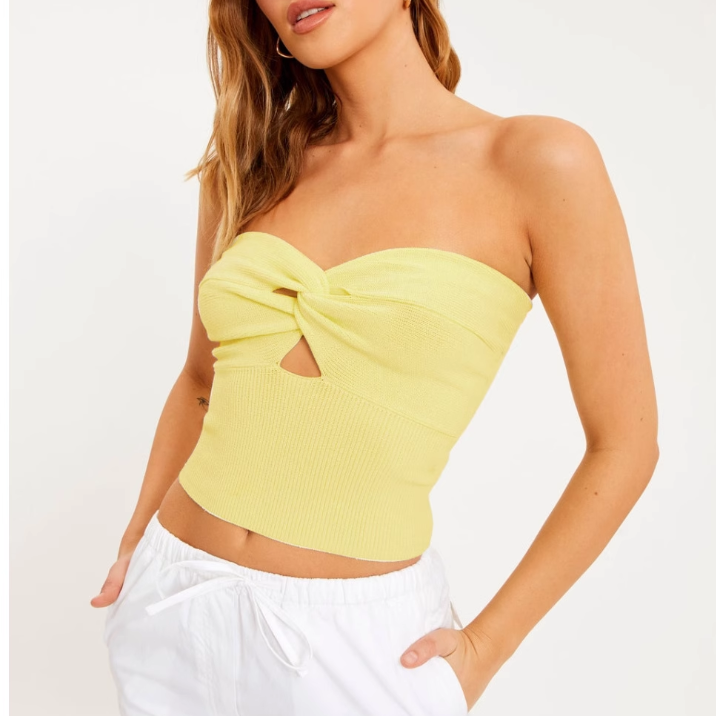 bandeau top yellow