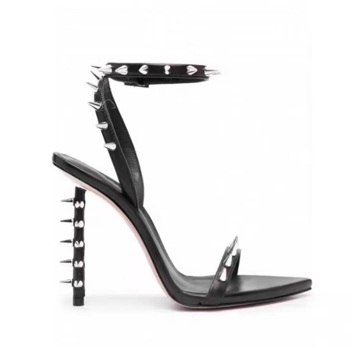 HEVTC Spikes High Heel Sandals