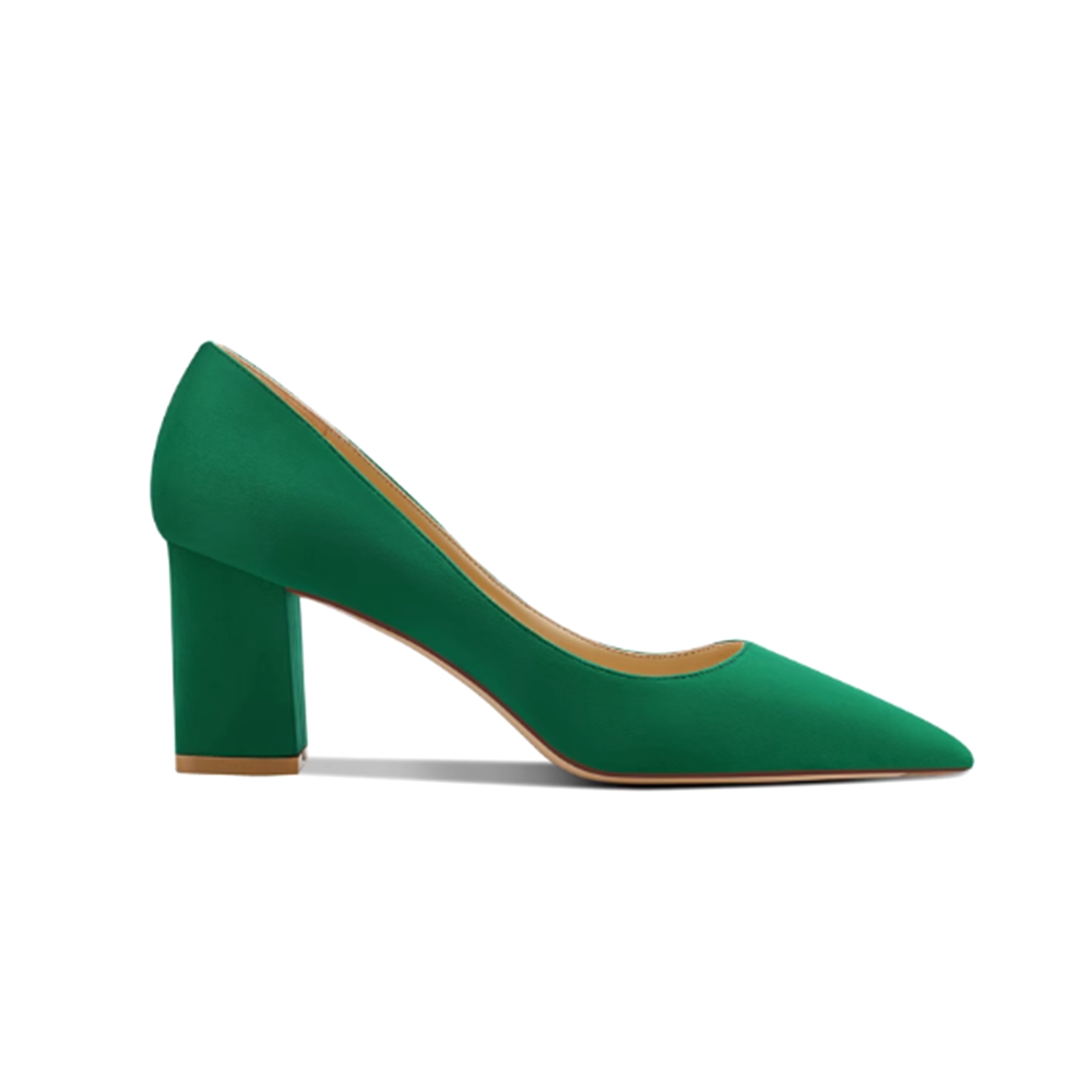 HUITO Block Heel Pumps - 6cm