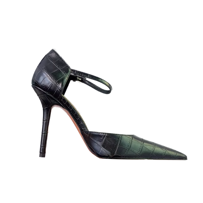 HUMFO Ankle Strap High Heel Sandals