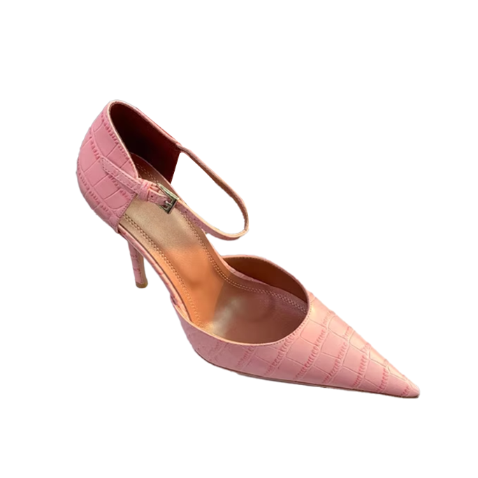 HUMFO Ankle Strap High Heel Sandals