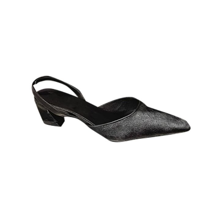 HURAD Ankle Strap Mid Heel Sandals