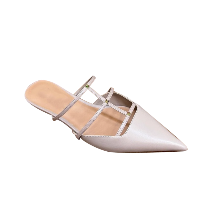 JAMRU Studded Mules Sandals