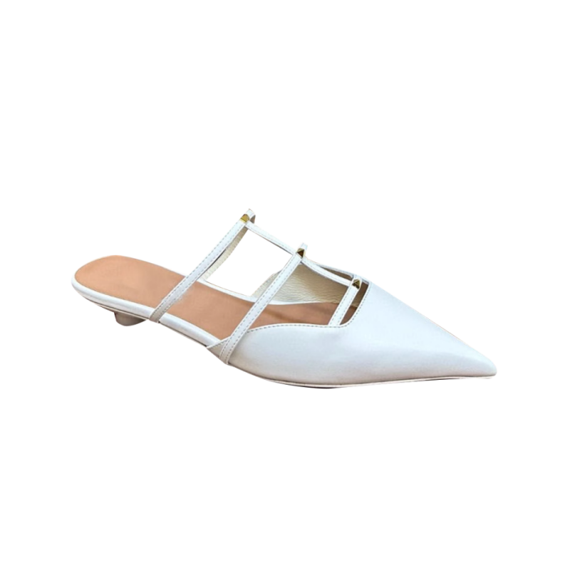 JAMRU Studded Mules Sandals