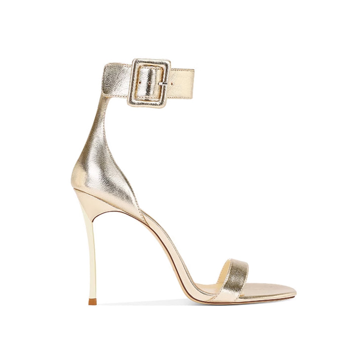 JAROE Ankle Strap Mid Heel Sandals - 8cm