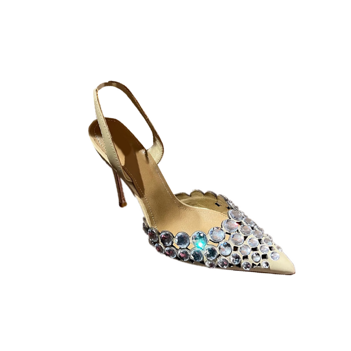 JERUV Diamante High Heel Sandals