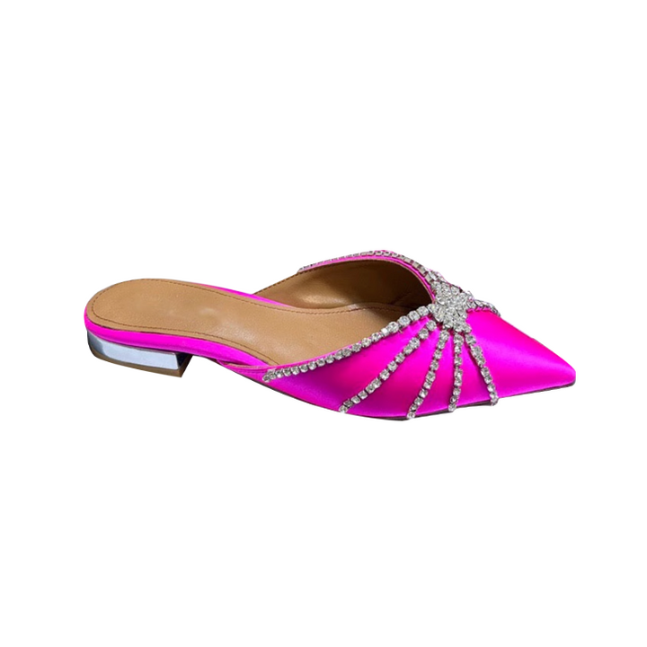JOHSI Diamante Slippers Slides